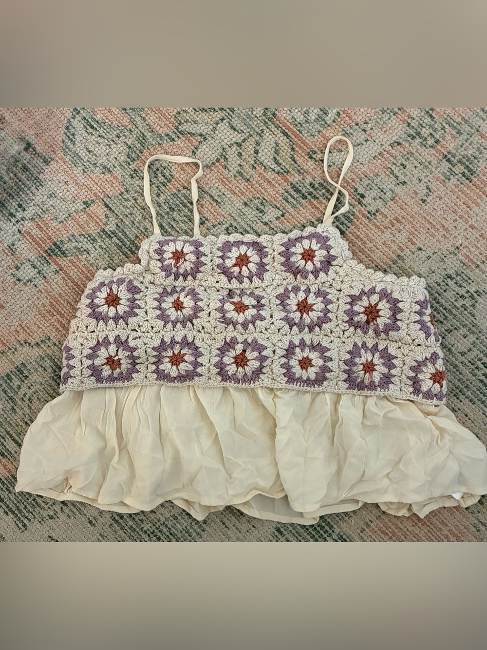 Lucky Brand Boho Crochet Top - Small